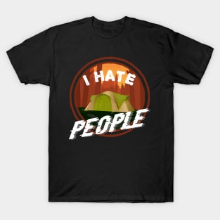 I Hate People - Camping Adventure T-Shirt